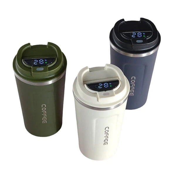 17 oz Vacuum Stainless Steel Temperature Display Coffee Mug