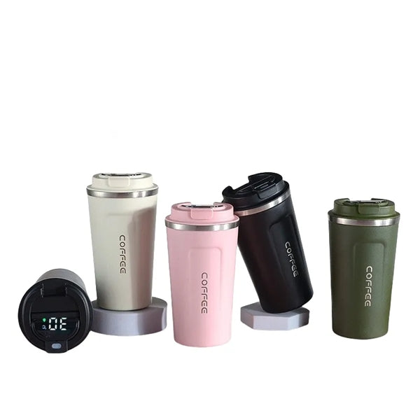17 oz Vacuum Stainless Steel Temperature Display Coffee Mug