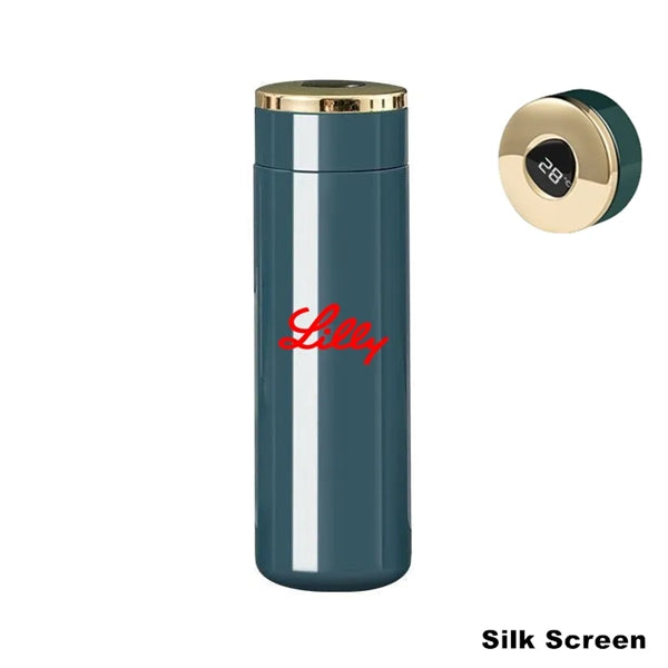 12/14 oz Stainless Steel Vacuum Flask Temperature Display