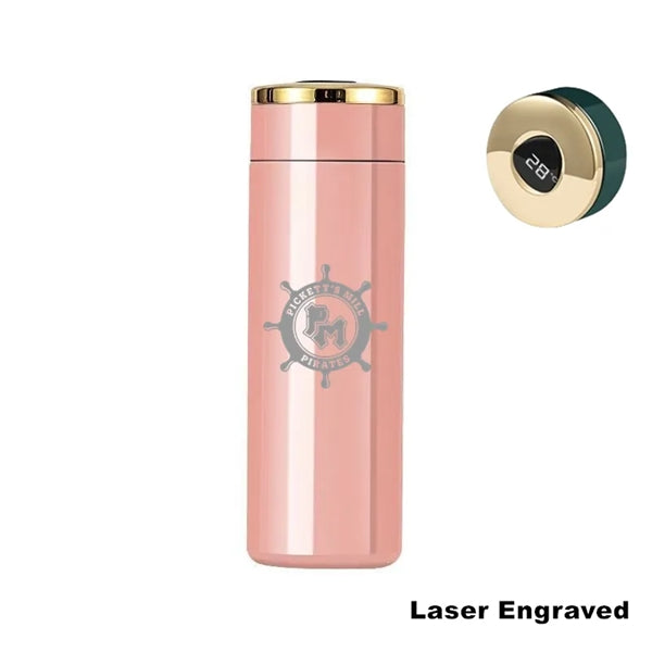 12/14 oz Stainless Steel Vacuum Flask Temperature Display