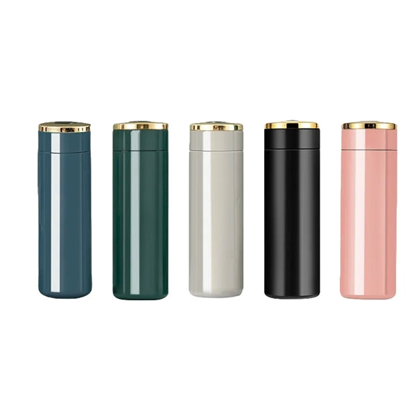 12/14 oz Stainless Steel Vacuum Flask Temperature Display