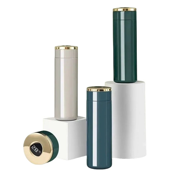 12/14 oz Stainless Steel Vacuum Flask Temperature Display