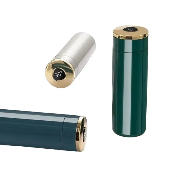 12/14 oz Stainless Steel Vacuum Flask Temperature Display