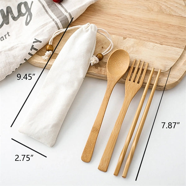 Bamboo Utensils Set