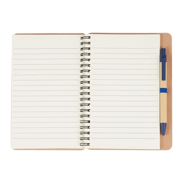 Spiral Notebook with Pen 5" x 7" Eco Friendly