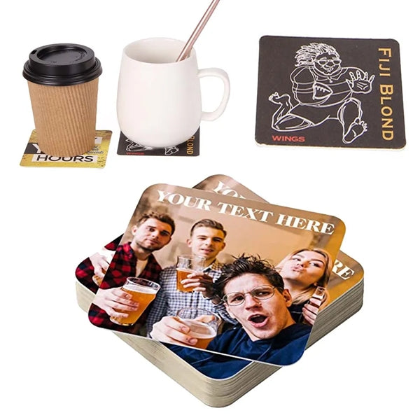 ECO Square Paper Coaster Full Color