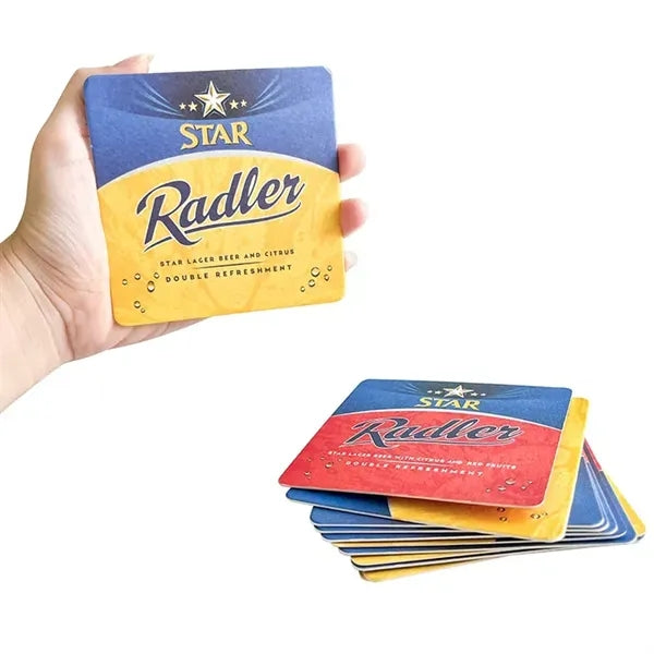 ECO Square Paper Coaster Full Color