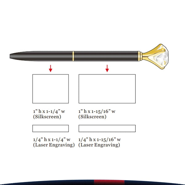 Crown metal pen