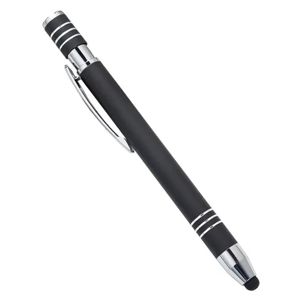 Creative Metal Ballpoint Click Pen W/ Stylus