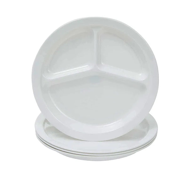10" Melamine Picnic Divided Plate