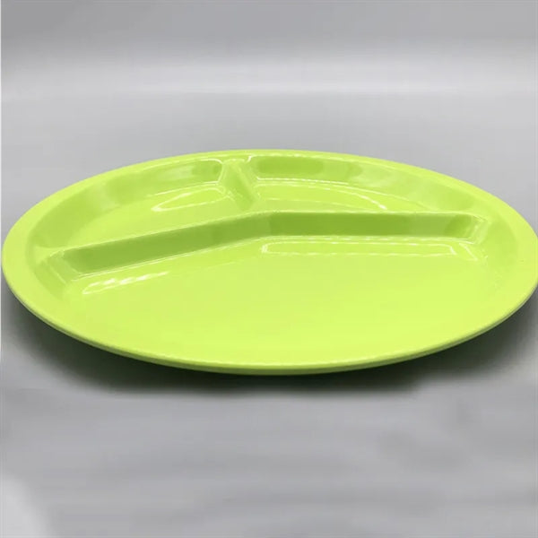 10" Melamine Picnic Divided Plate