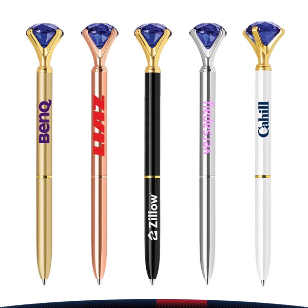 Sapphire Crystal Metal Pen