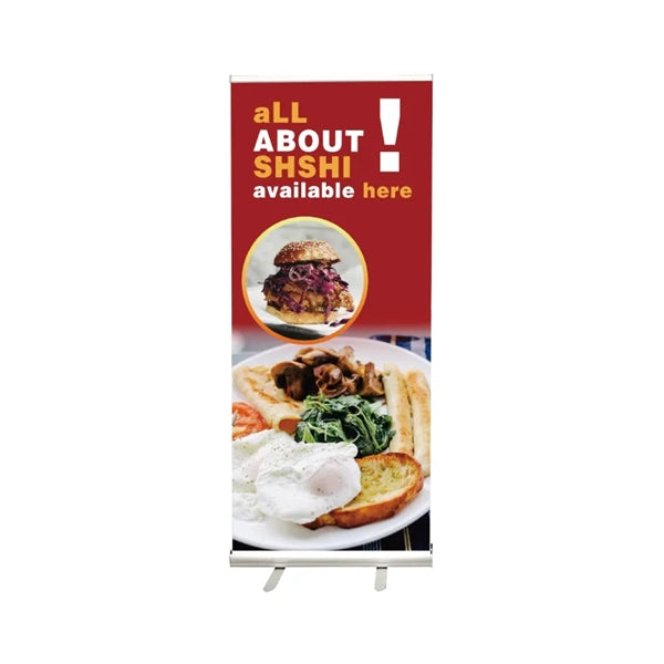 Fabric Pop Up Banner With Aluminum Base