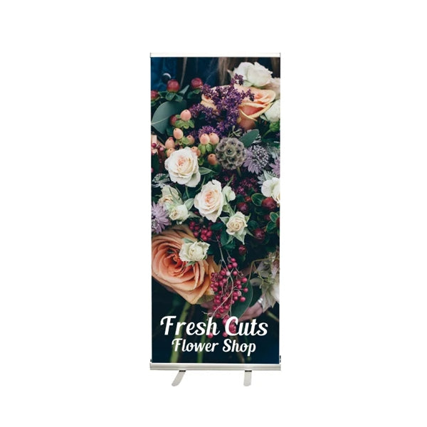 Fabric Pop Up Banner With Aluminum Base