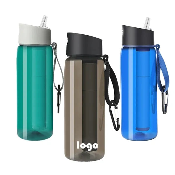 Insulated Filtered Water Bottle with Straw