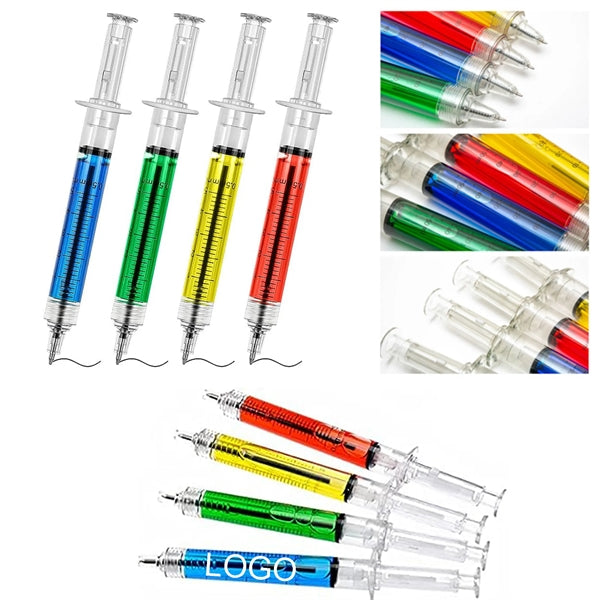 Retractable Syringe Ballpoint Pen