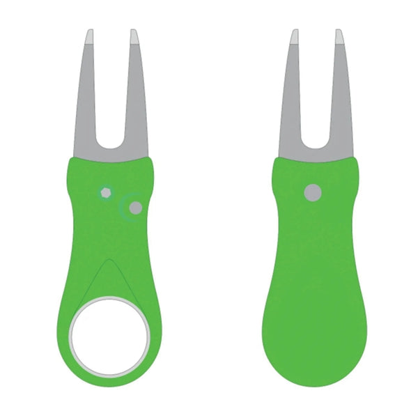 Metal Golf Divot Tool w/ Magnetic Ball Marker