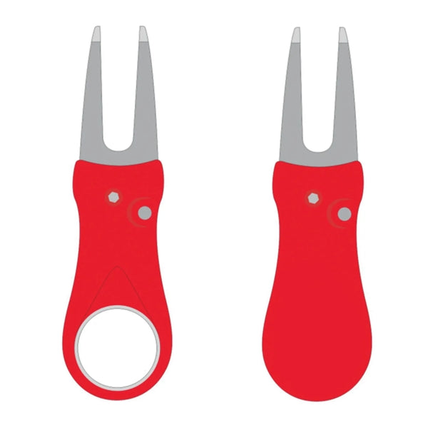 Metal Golf Divot Tool w/ Magnetic Ball Marker