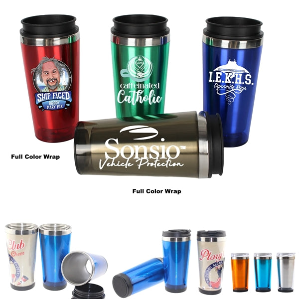 450ML Tumbler Stainless Steel w/ Photo Insert Flip Spout Lid