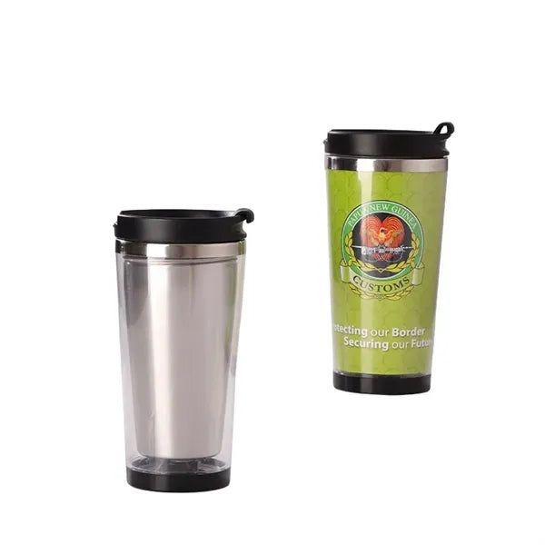 450ML Tumbler Stainless Steel w/ Photo Insert Flip Spout Lid