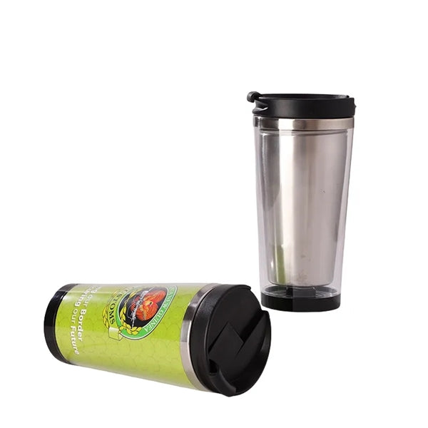 450ML Tumbler Stainless Steel w/ Photo Insert Flip Spout Lid