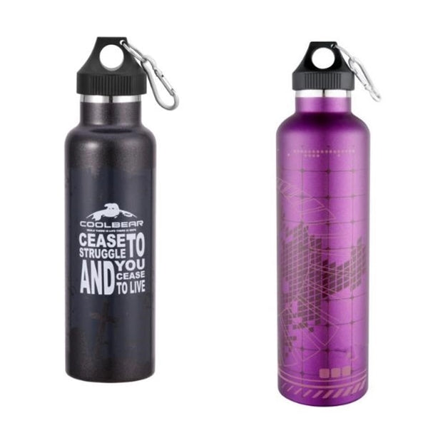 25 Oz. Double Wall Metal Sport Water Bottle
