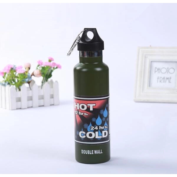 25 Oz. Double Wall Metal Sport Water Bottle