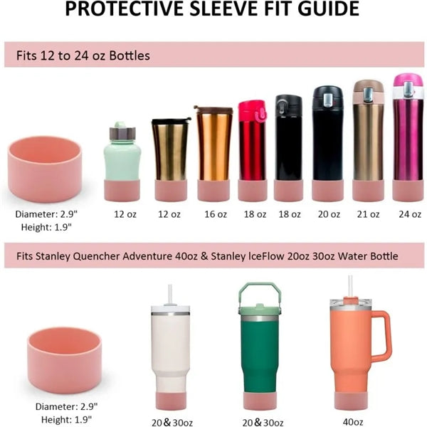 Protective Silicone Boot For Quencher Tumbler 30 40 oz
