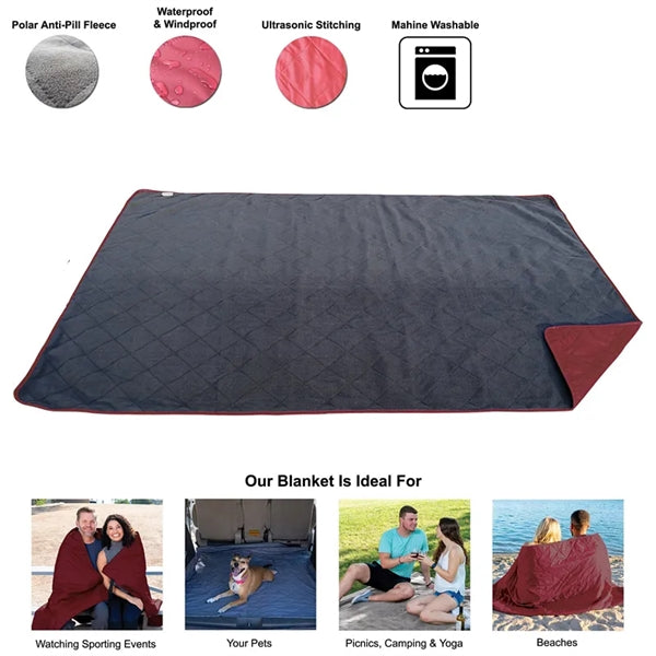 Outdoor Blanket Waterproof Camping With Bag