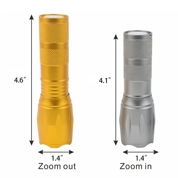 LED Zoom Flashlights For Outdoors