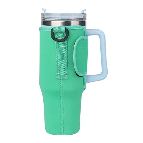 40OZ Bottle Pouch Holder with Adjustable Shoulder Strap
