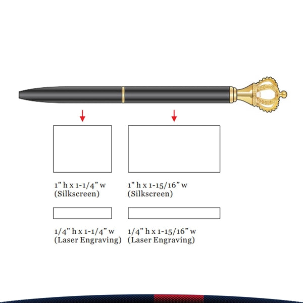Diamond Dome Metal Pen