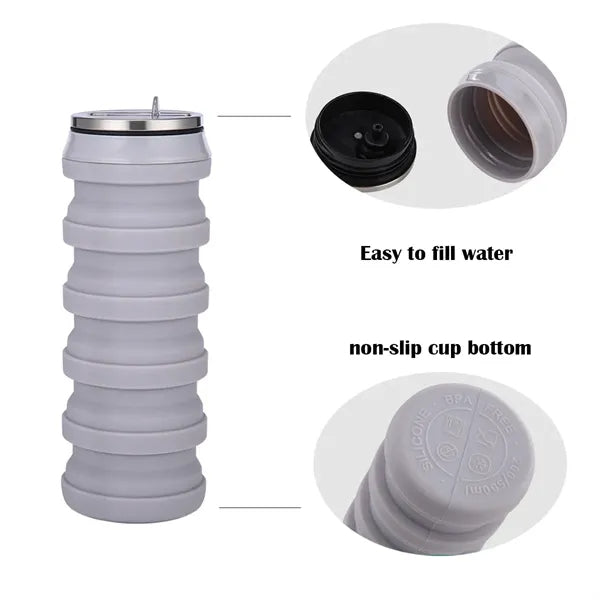 Folding silicone Water Bottle