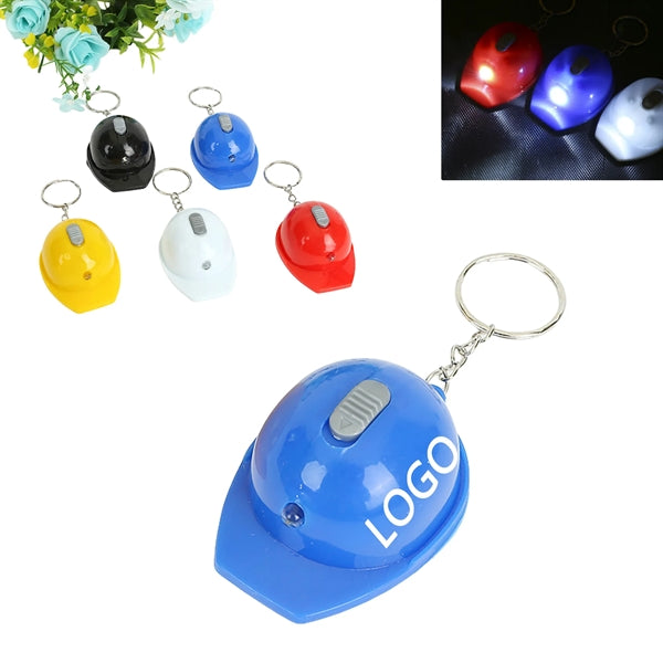 Led Light Helmet Key Chain Bottle Opener Beer Tap