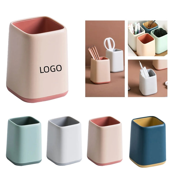 Two Color Desk Pencil Pen Holder