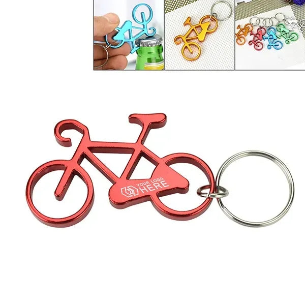 Bicycle Shape Bottle Opener Keychains