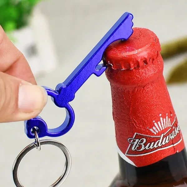 Key Shape Bottle Opener Keychains