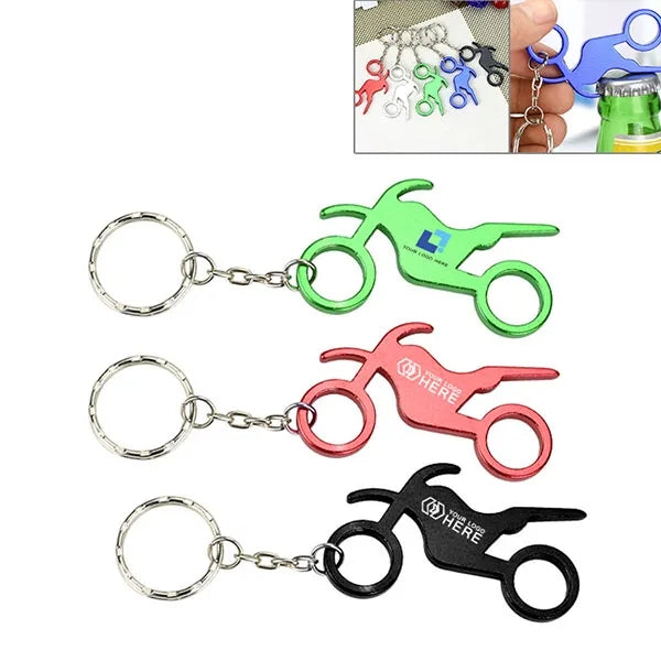 Motorcycle Shape Bottle Opener Keychains