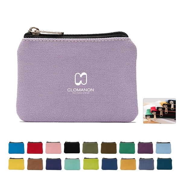 Canvas Pocket Coin Pouch