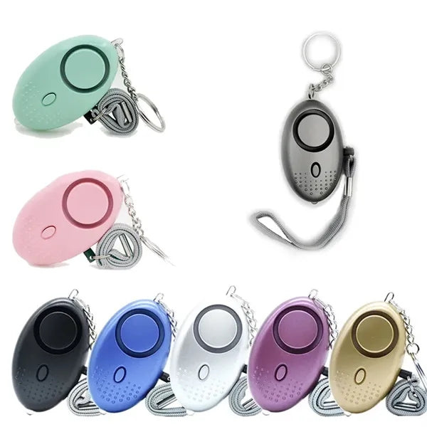 Portable Safe Sound Personal Alarm Keychain Flashlights