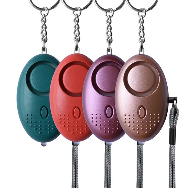 Portable Safe Sound Personal Alarm Keychain Flashlights