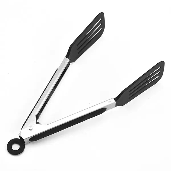 Silicone Kitchen Cooking Spatula Tongs for Baking Grilling