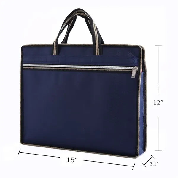 Zipper Document Bag File Folder