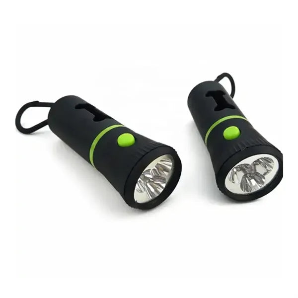 Flashlight Dog Poop Bag Dispenser