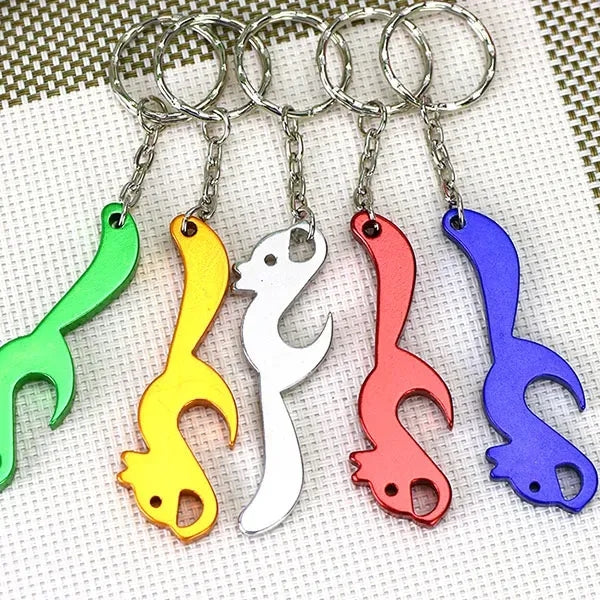 Squirrel Shape Bottle Opener Keychains