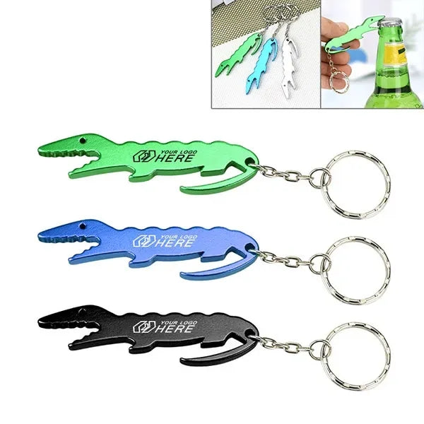 Alligator Shaped Bottle Opener Keychain