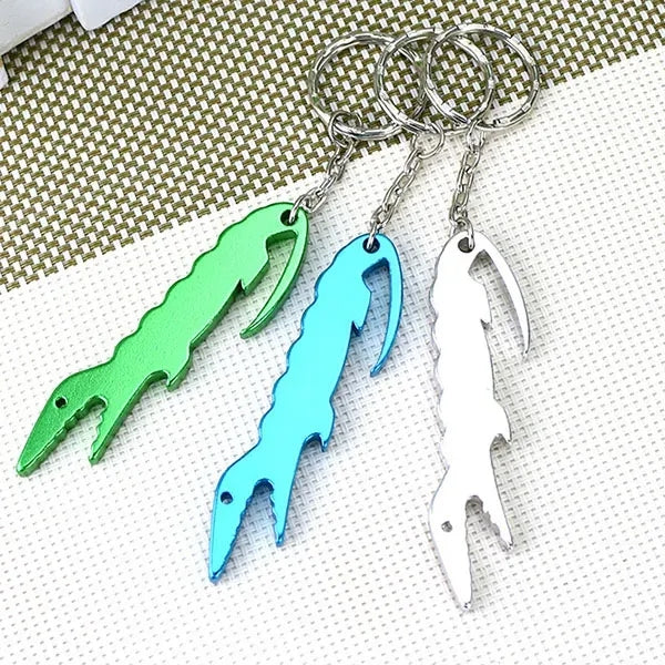 Alligator Shaped Bottle Opener Keychain