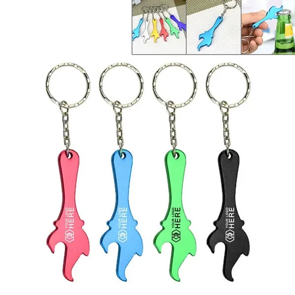 Torch Shape Bottle Opener Keychains