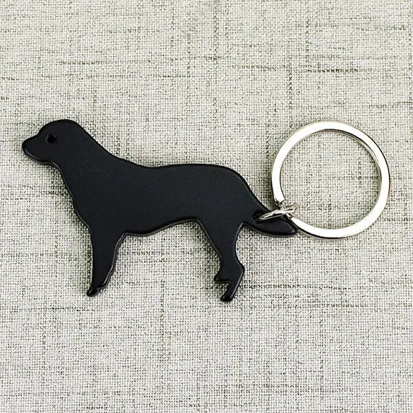 Dog Shape Bottle Opener Keychains