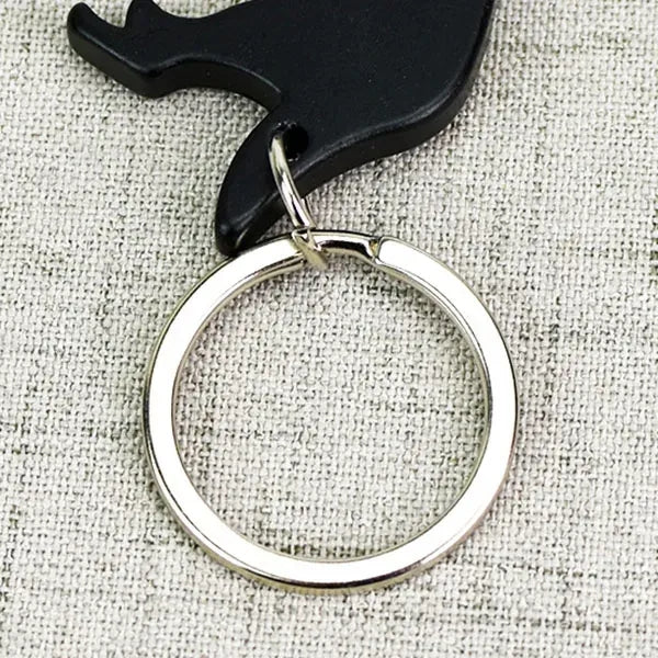 Dog Shape Bottle Opener Keychains